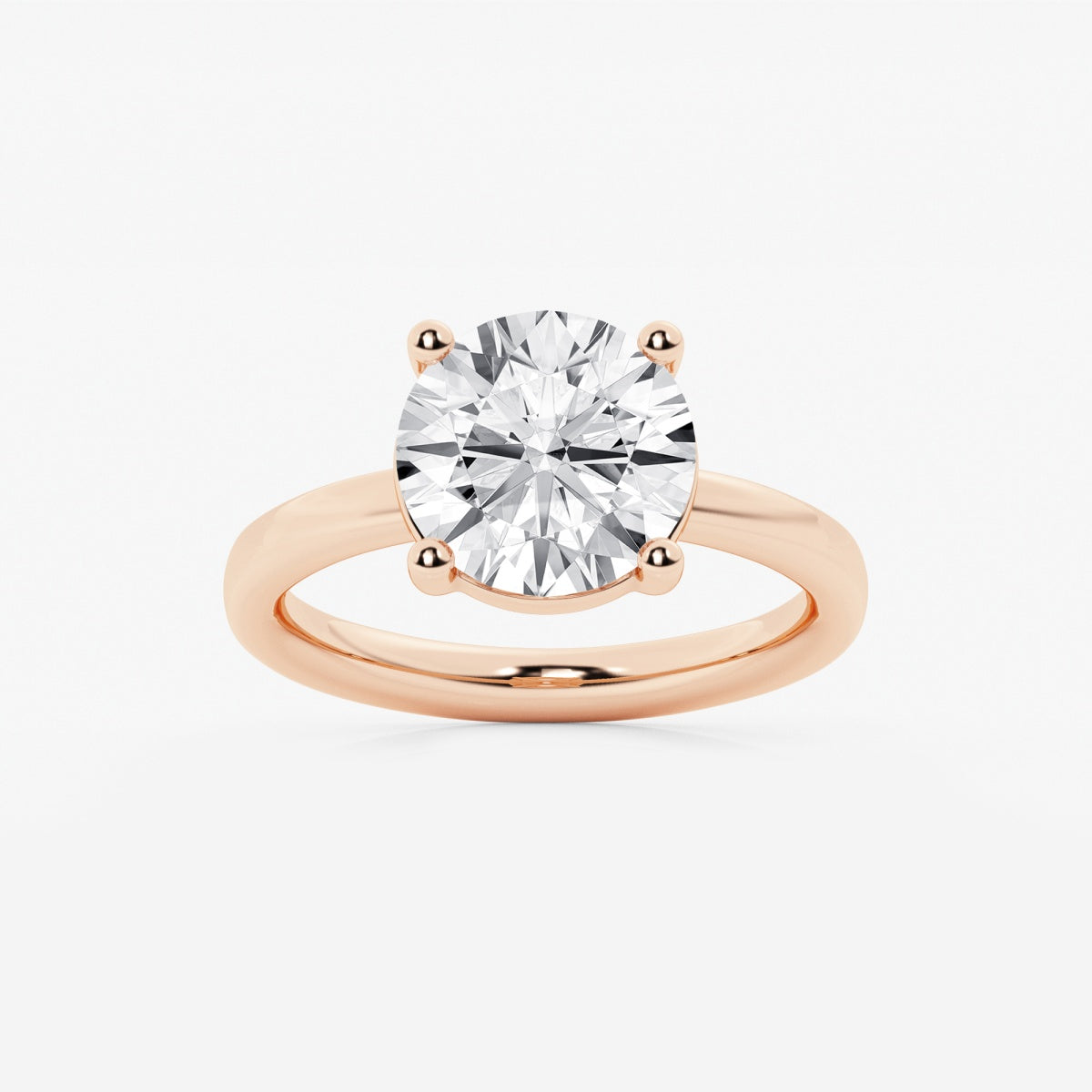 Nora - Low Setting Solitaire Engagement Ring