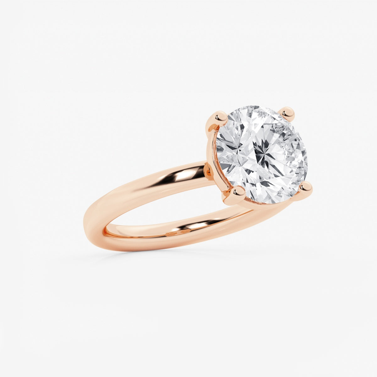 Nora - Low Setting Solitaire Engagement Ring