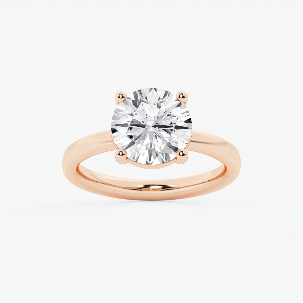 Nora - Low Setting Solitaire Engagement Ring