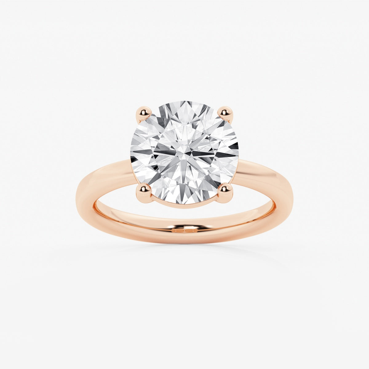 Nora - Low Setting Solitaire Engagement Ring