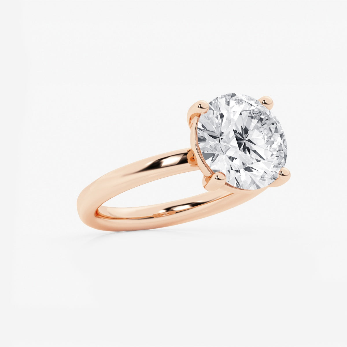 Nora - Low Setting Solitaire Engagement Ring