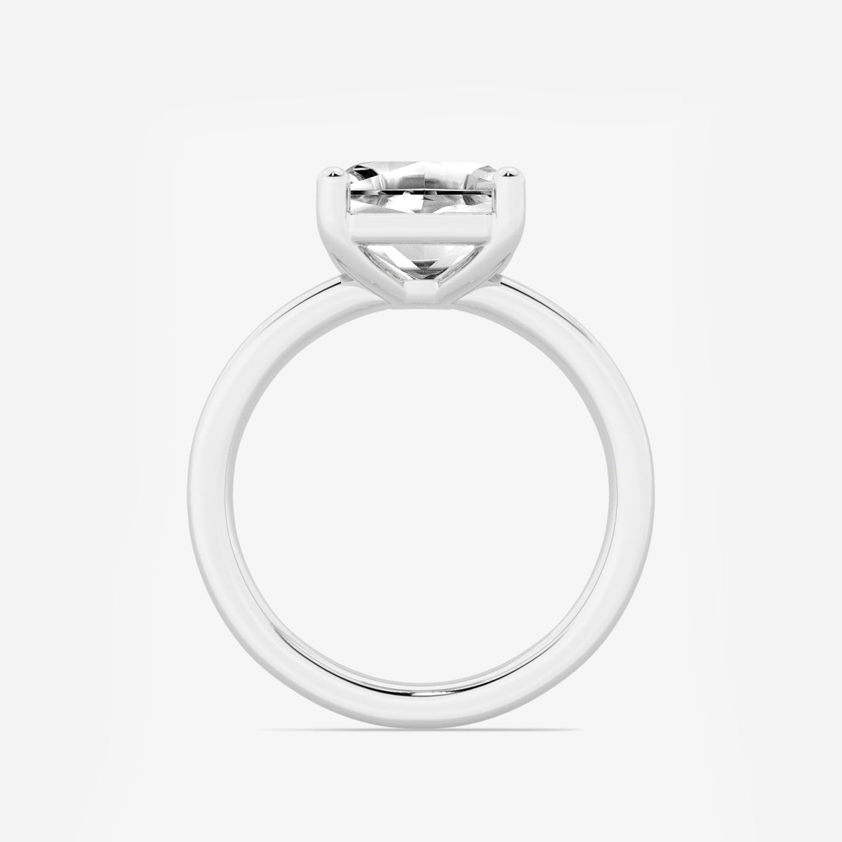 Nora - Low Setting Solitaire Engagement Ring