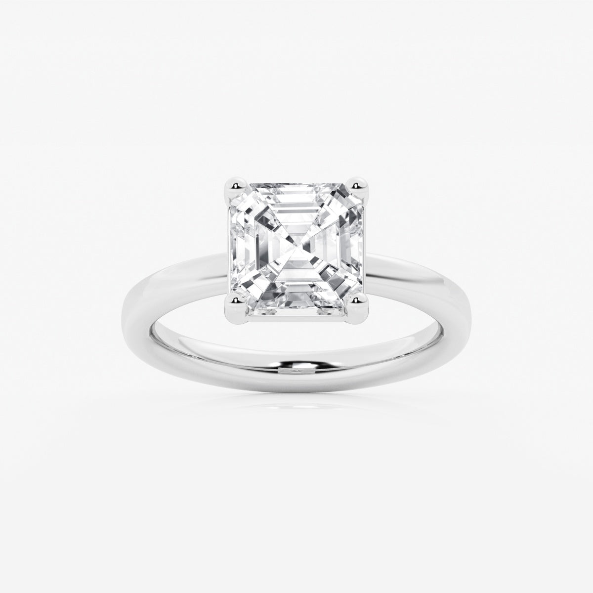 Nora - Low Setting Solitaire Engagement Ring