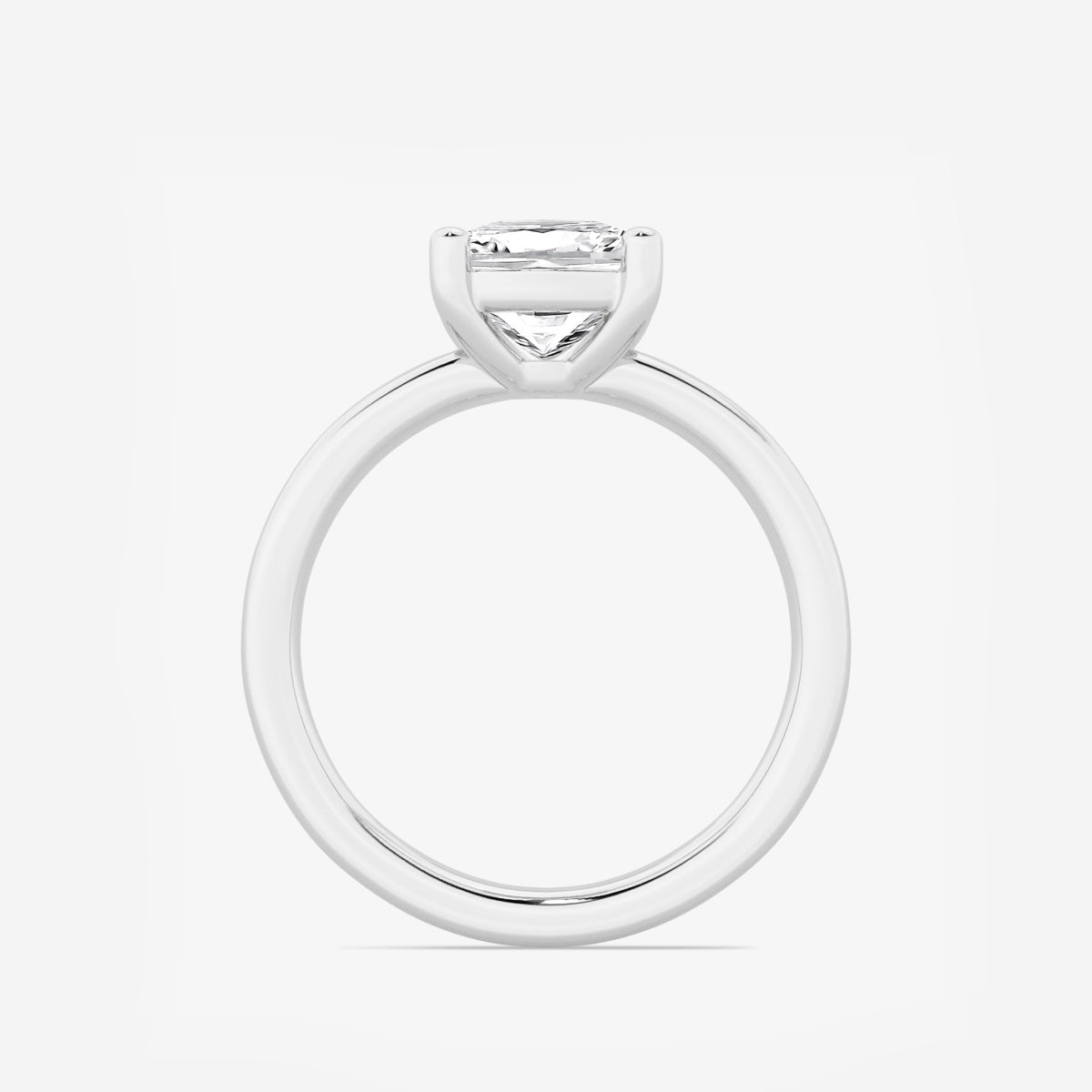 Nora - Low Setting Solitaire Engagement Ring