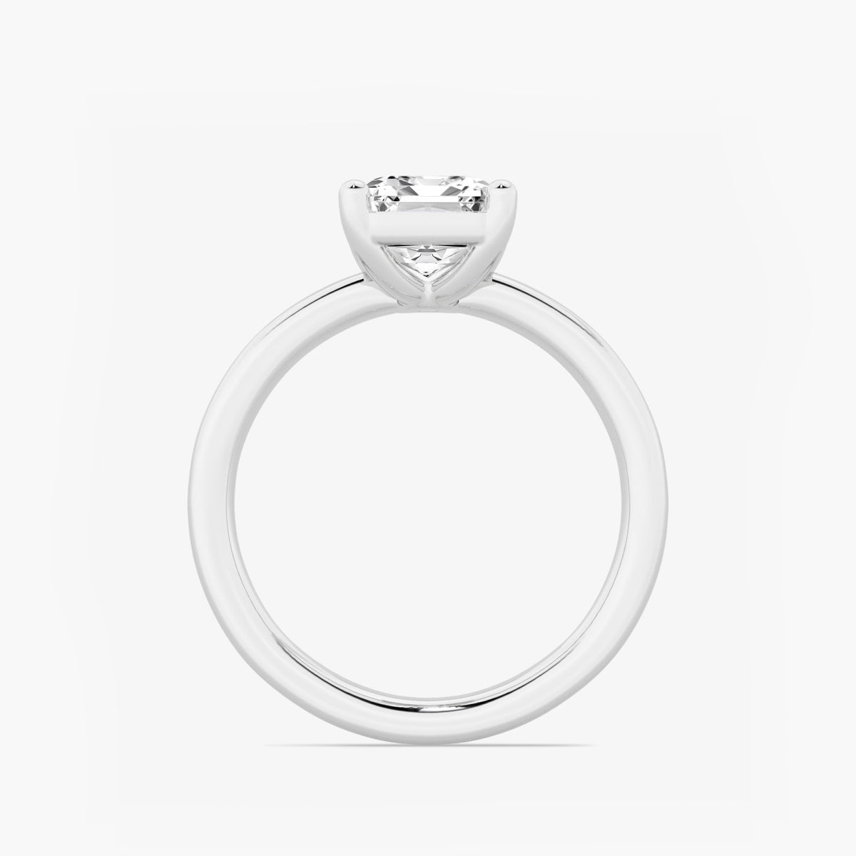 Nora - Low Setting Solitaire Engagement Ring