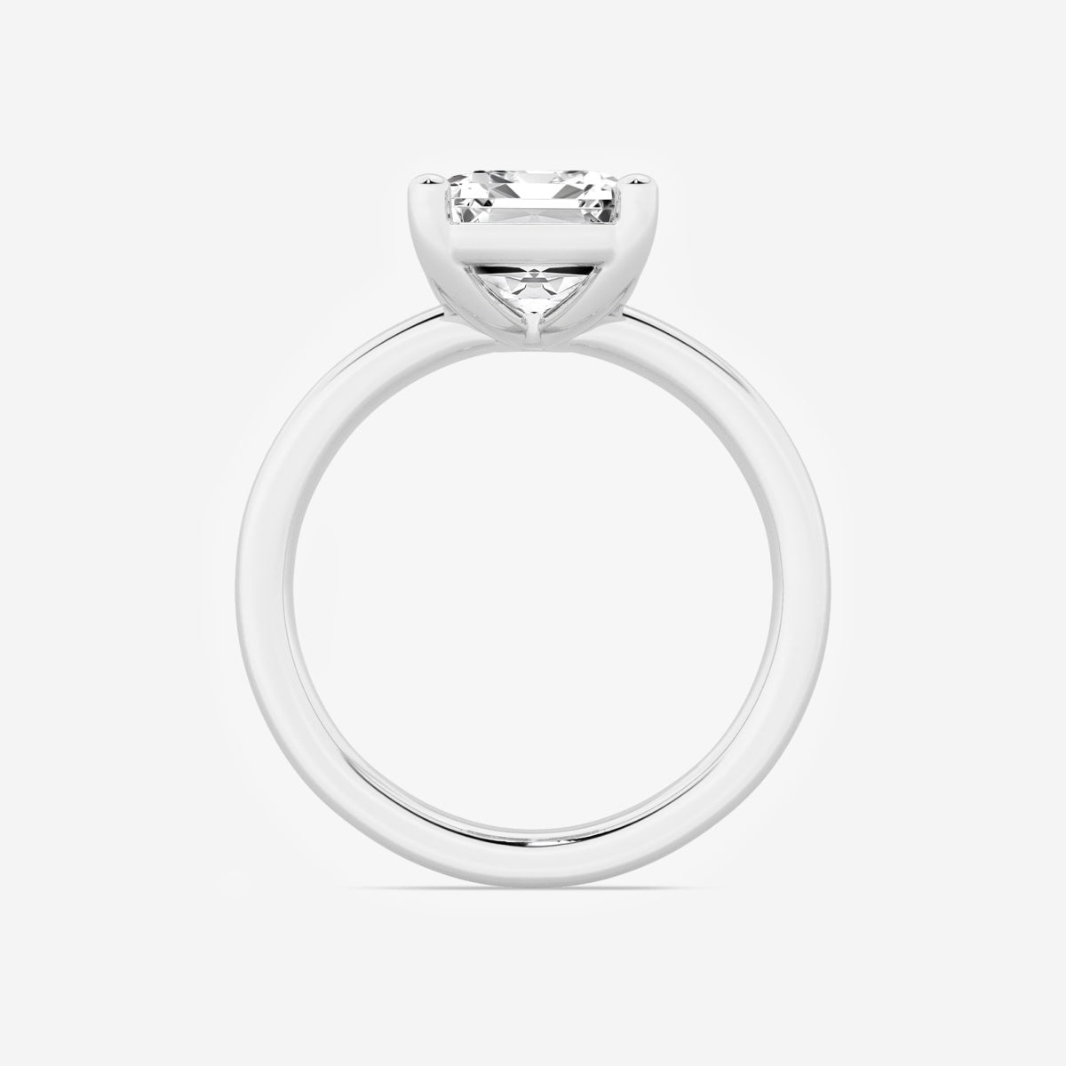 Nora - Low Setting Solitaire Engagement Ring