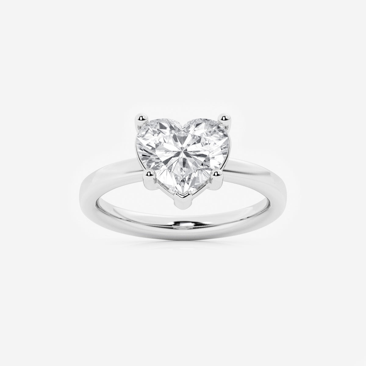 Nora - Low Setting Solitaire Engagement Ring