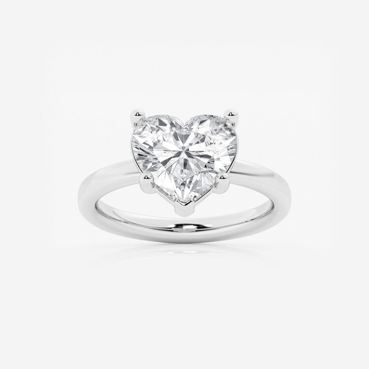 Nora - Low Setting Solitaire Engagement Ring