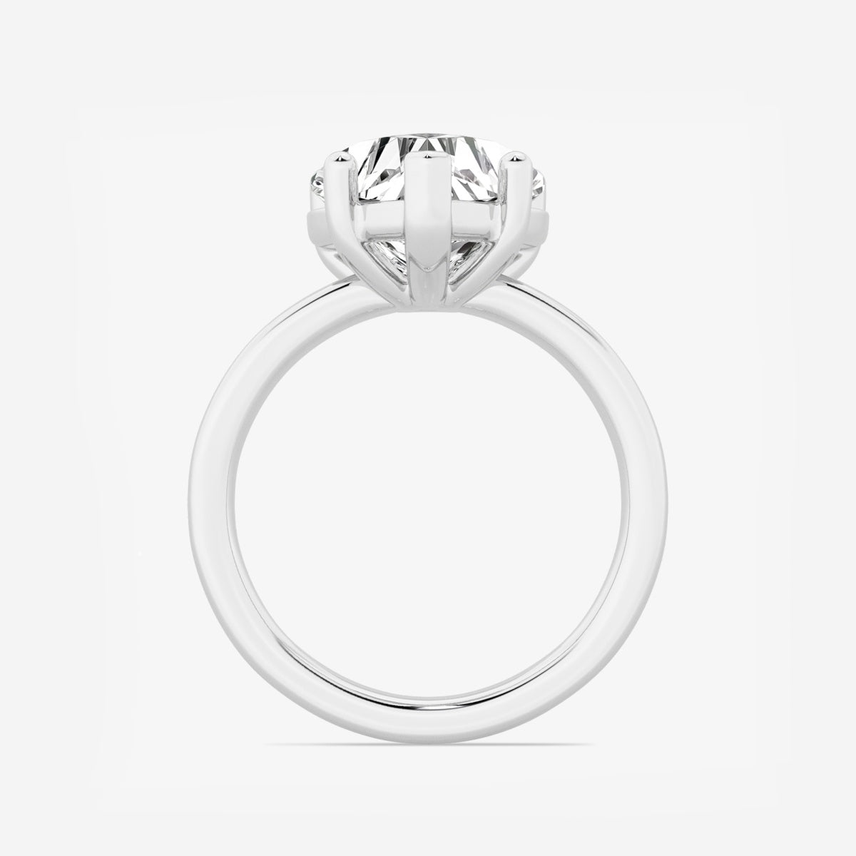 Nora - Low Setting Solitaire Engagement Ring