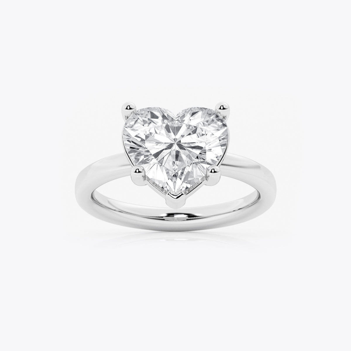 Nora - Low Setting Solitaire Engagement Ring