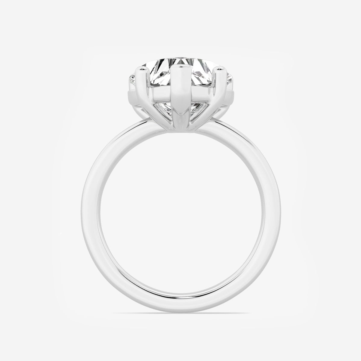 Nora - Low Setting Solitaire Engagement Ring