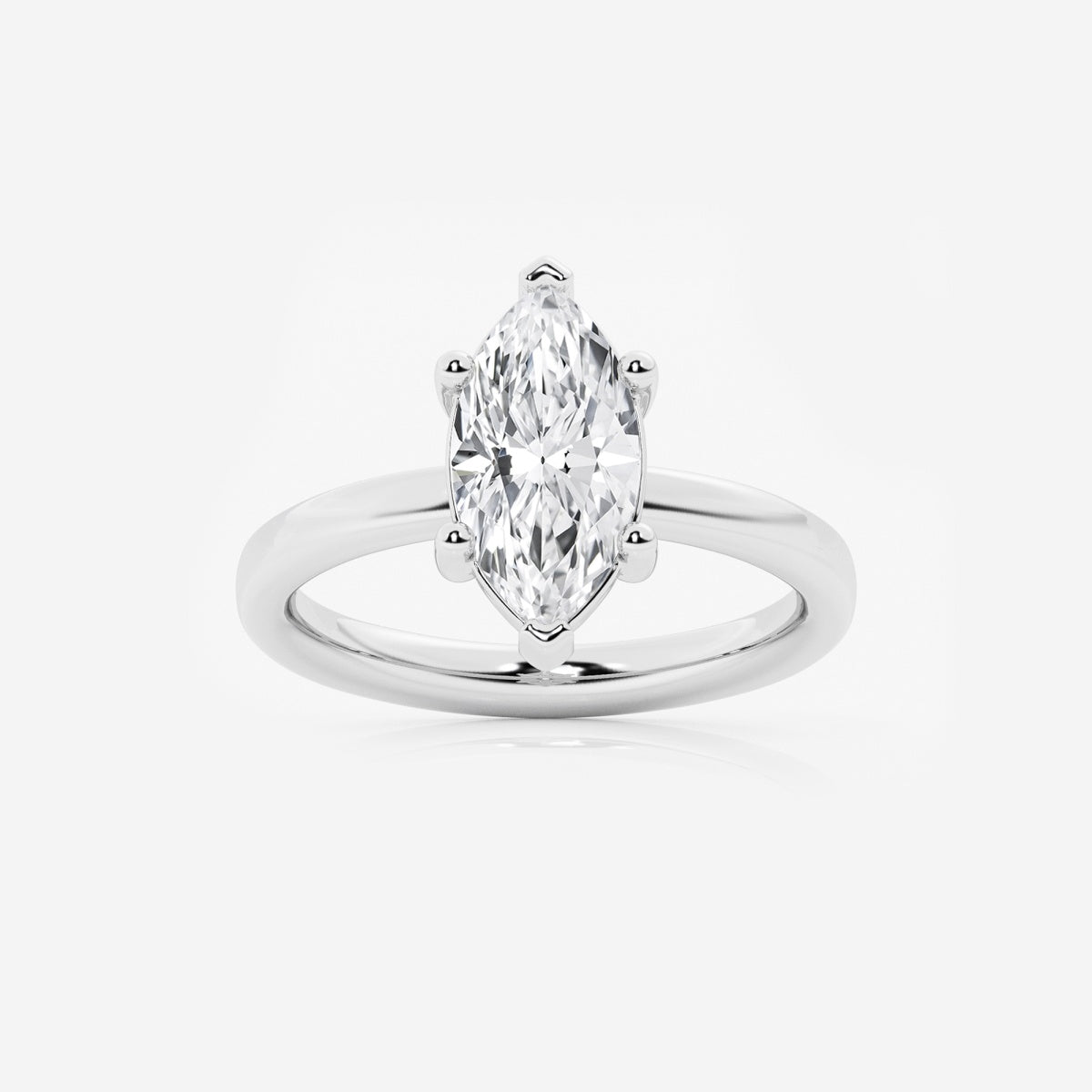 Nora - Low Setting Solitaire Engagement Ring