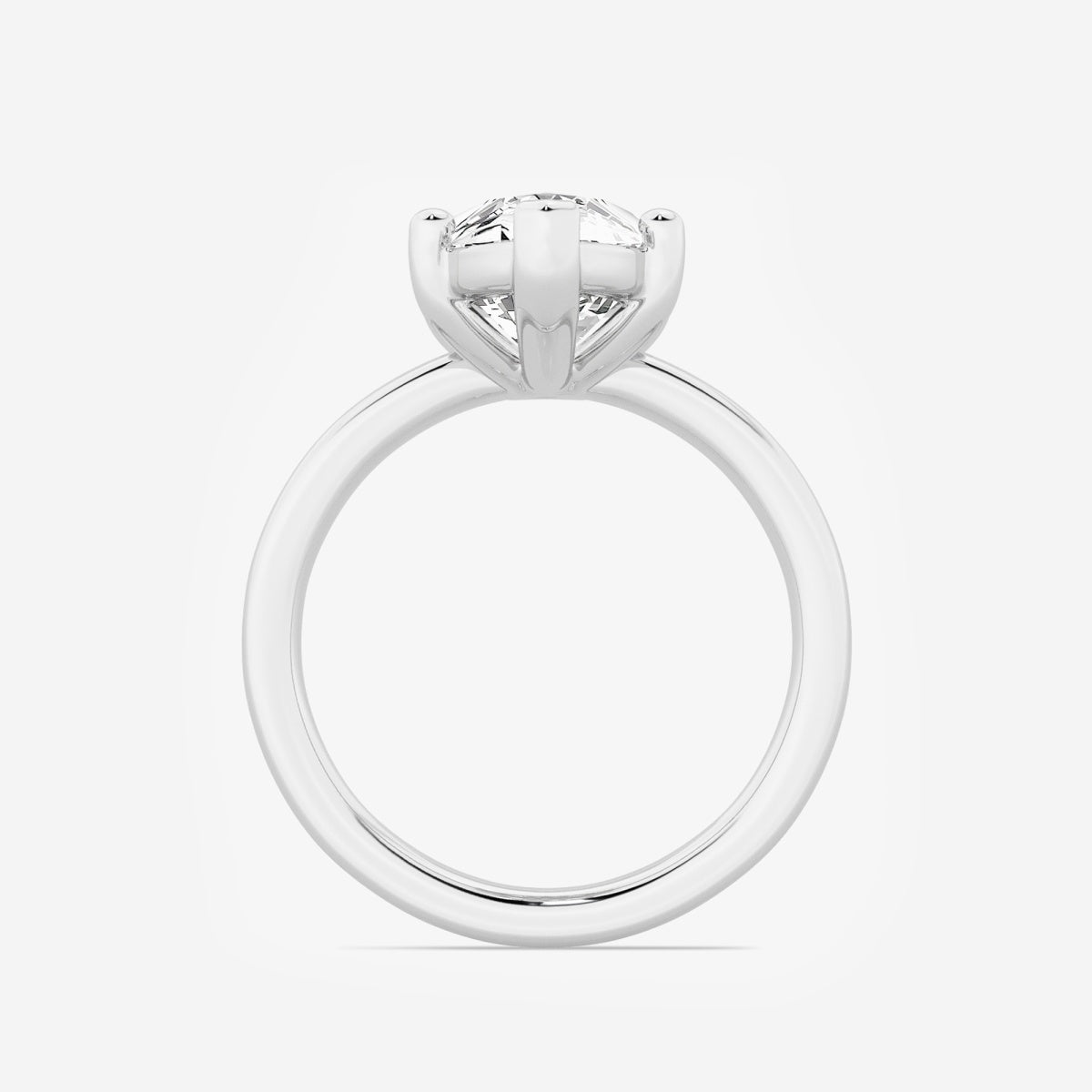 Nora - Low Setting Solitaire Engagement Ring