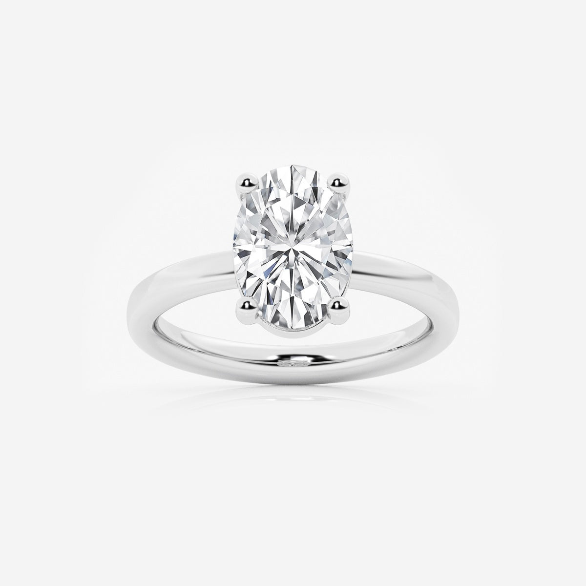 Nora - Low Setting Solitaire Engagement Ring