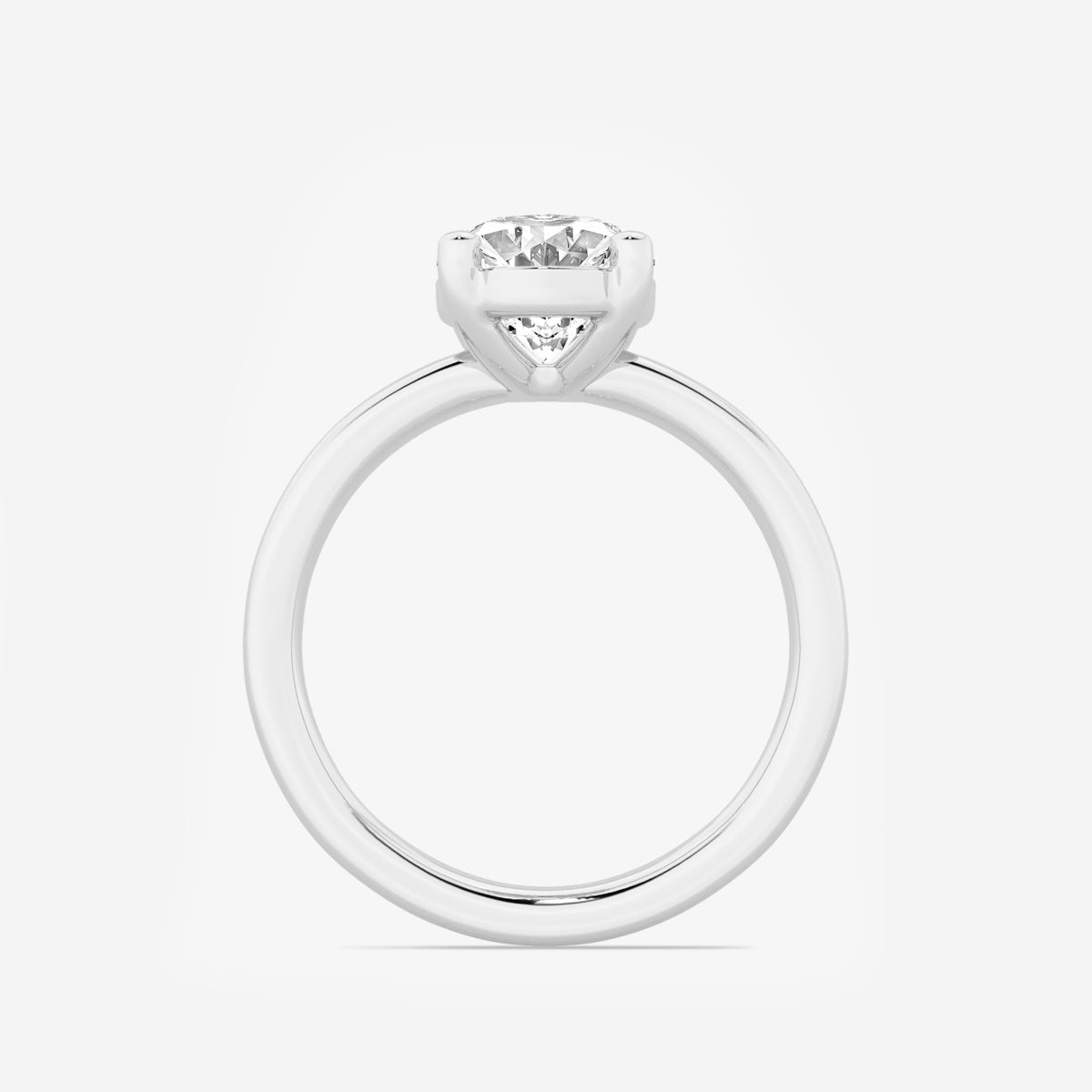 Nora - Low Setting Solitaire Engagement Ring