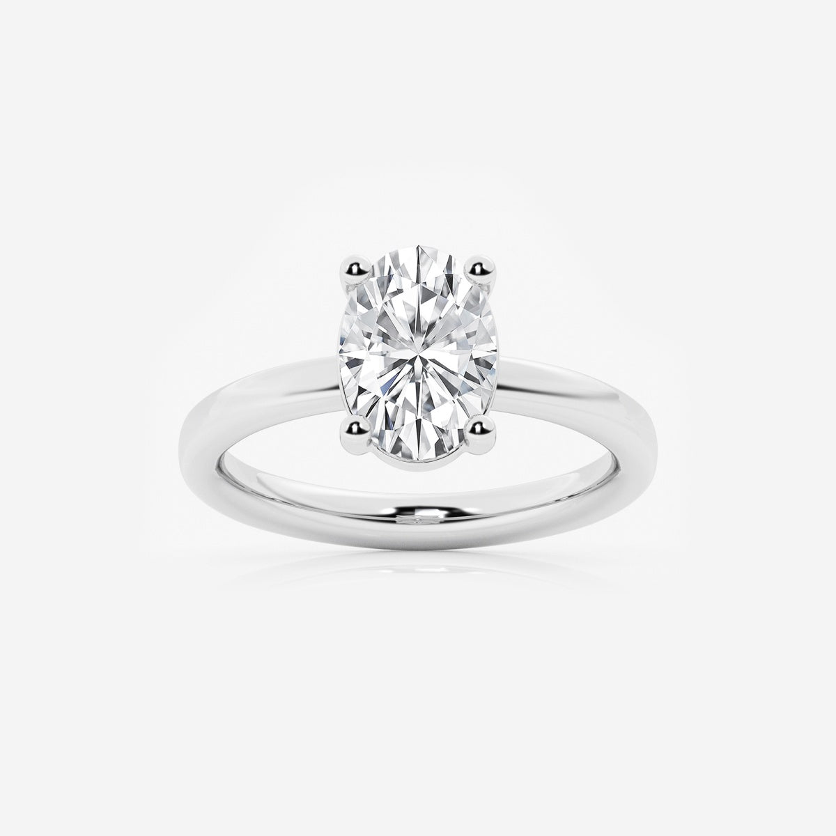 Nora - Low Setting Solitaire Engagement Ring