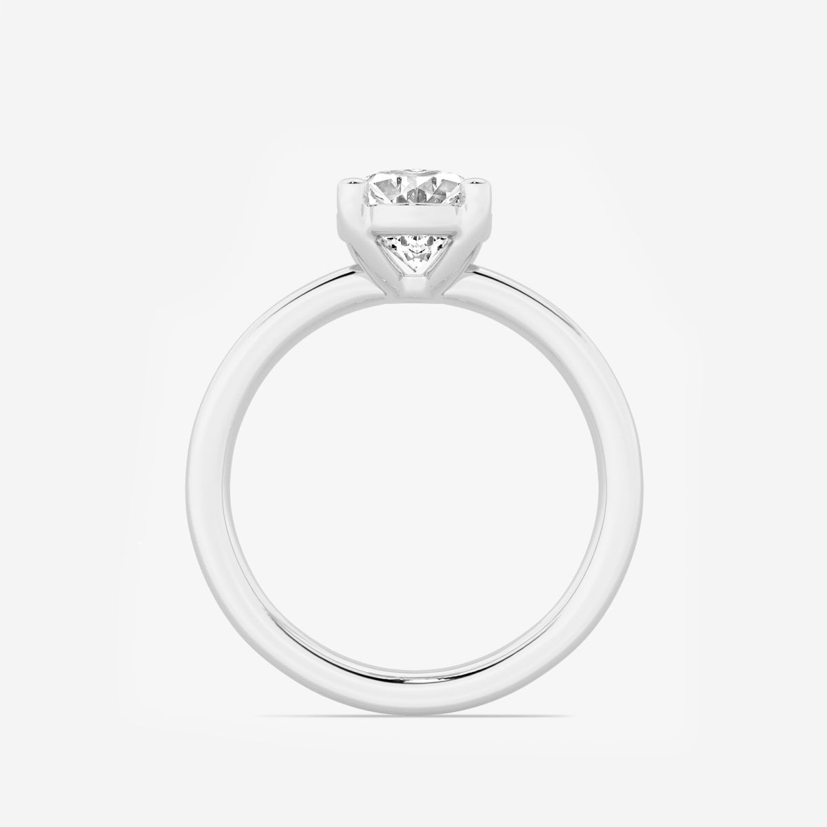 Nora - Low Setting Solitaire Engagement Ring