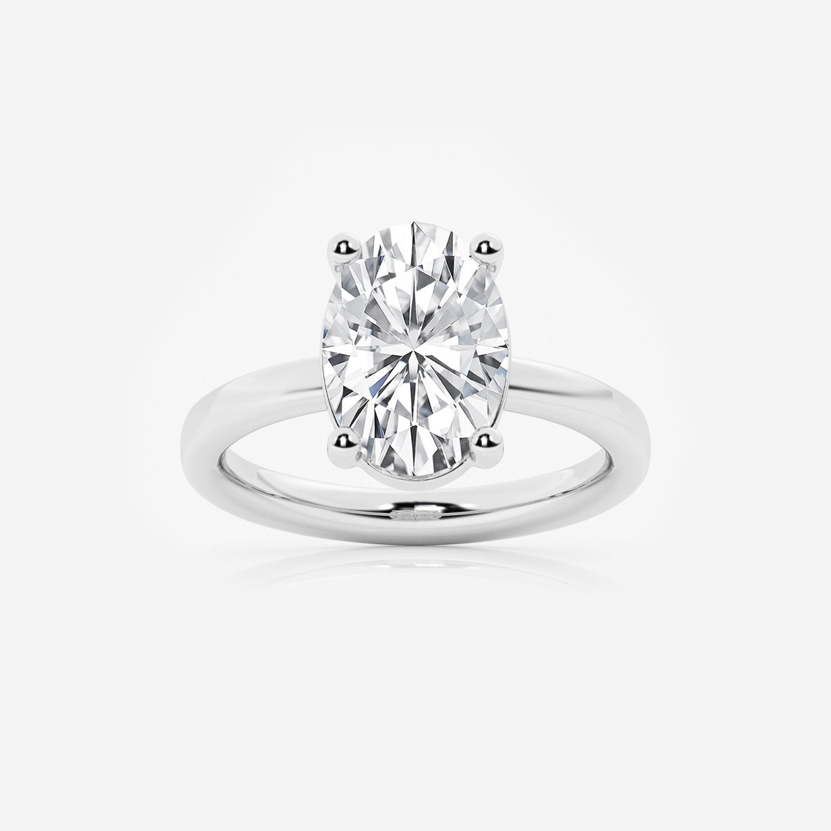 Nora - Low Setting Solitaire Engagement Ring