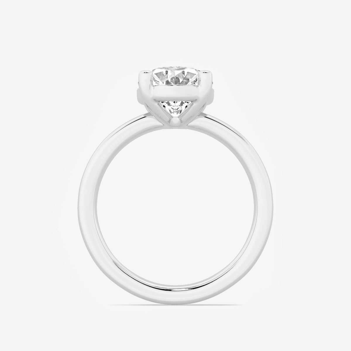 Nora - Low Setting Solitaire Engagement Ring