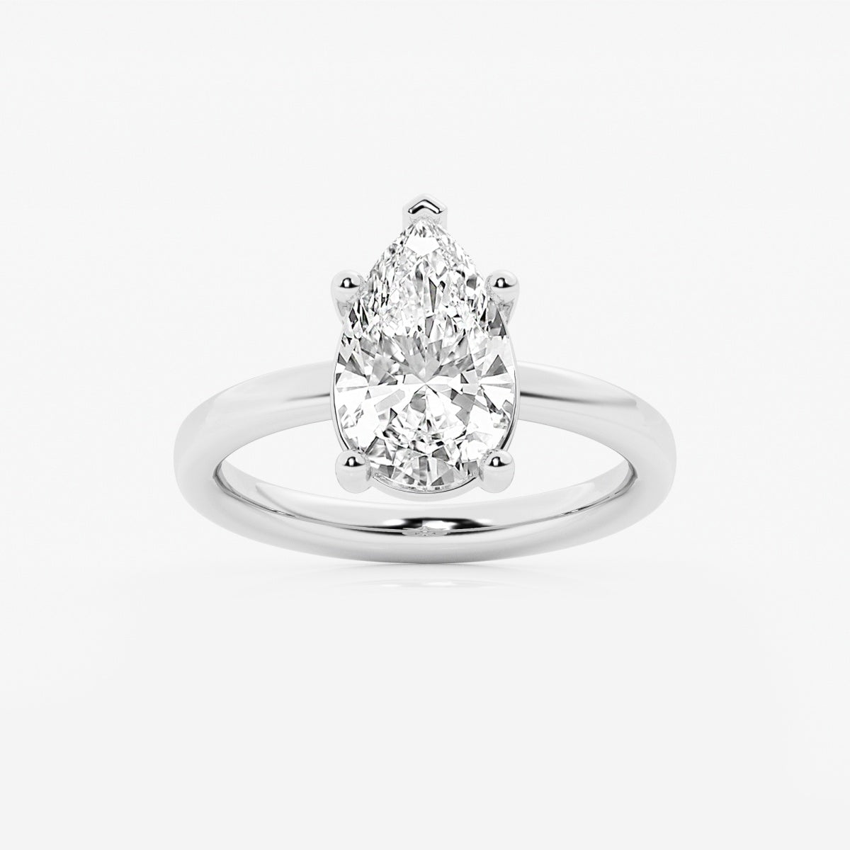 Nora - Low Setting Solitaire Engagement Ring