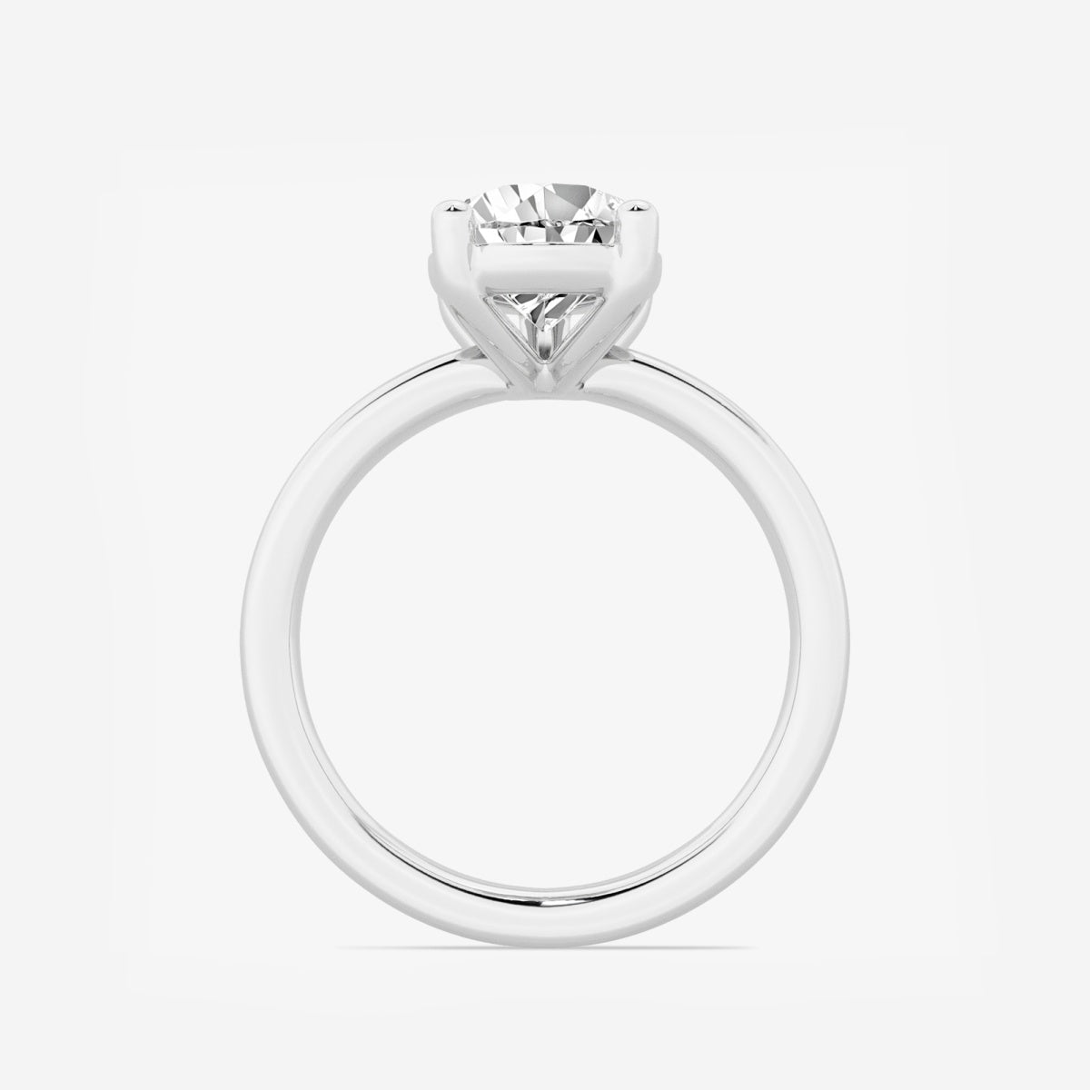 Nora - Low Setting Solitaire Engagement Ring