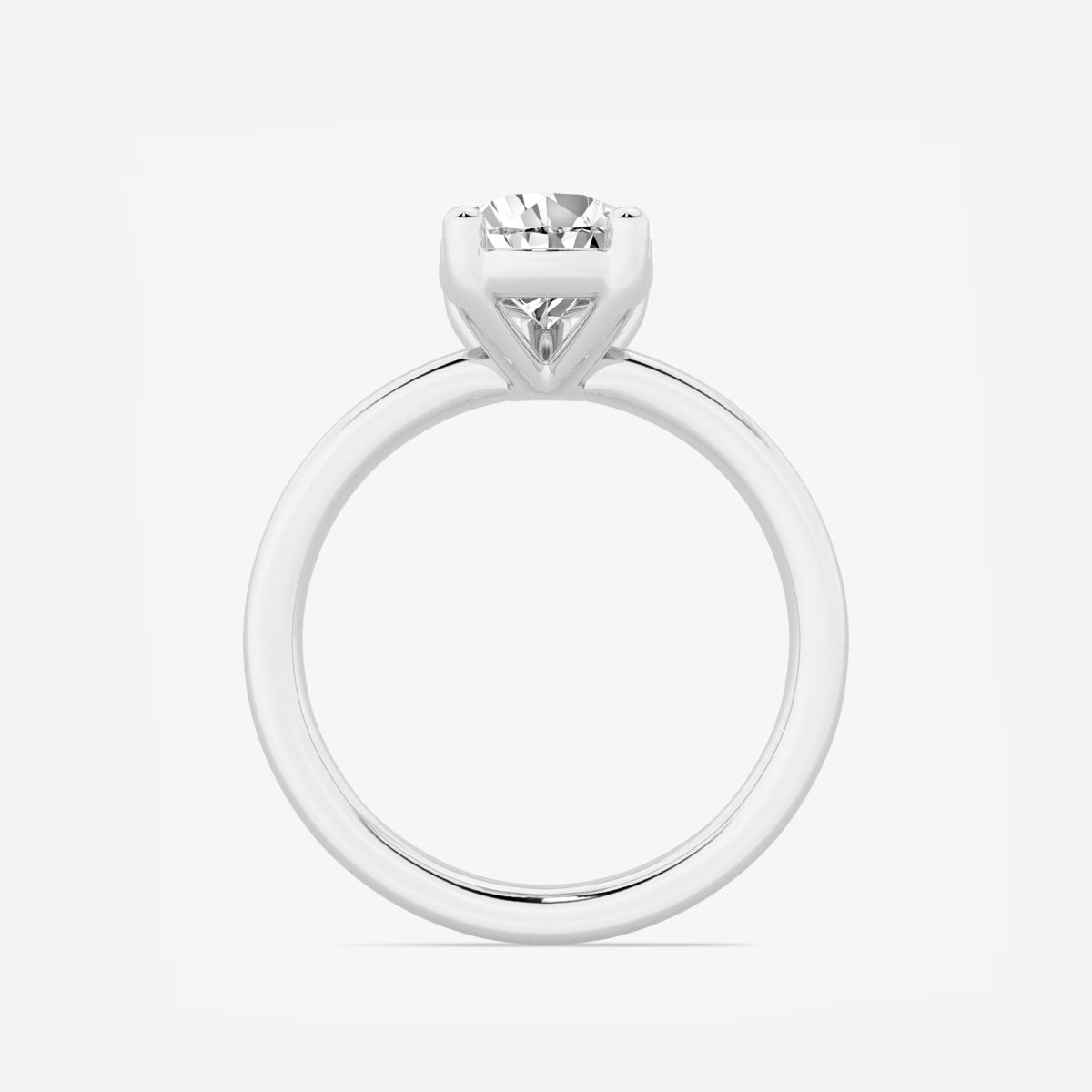 Nora - Low Setting Solitaire Engagement Ring