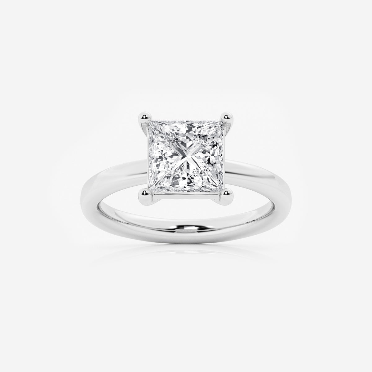 Nora - Low Setting Solitaire Engagement Ring