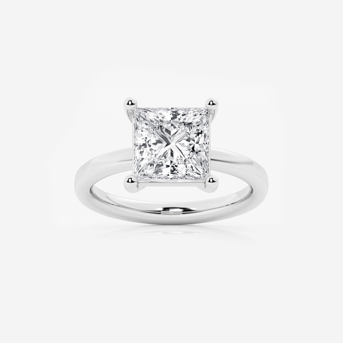 Nora - Low Setting Solitaire Engagement Ring