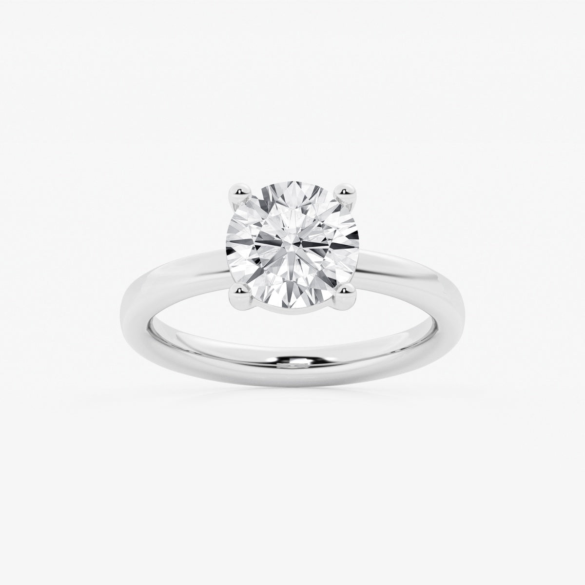 Nora - Low Setting Solitaire Engagement Ring