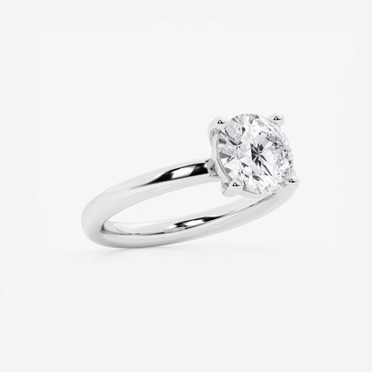 Nora - Low Setting Solitaire Engagement Ring