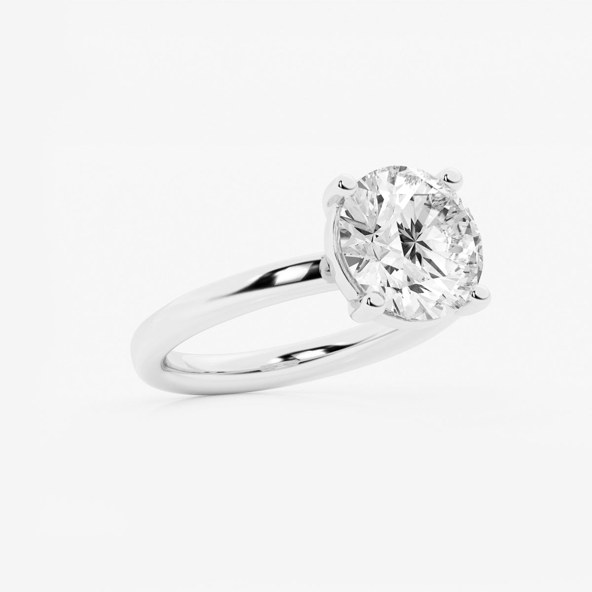 Nora - Low Setting Solitaire Engagement Ring