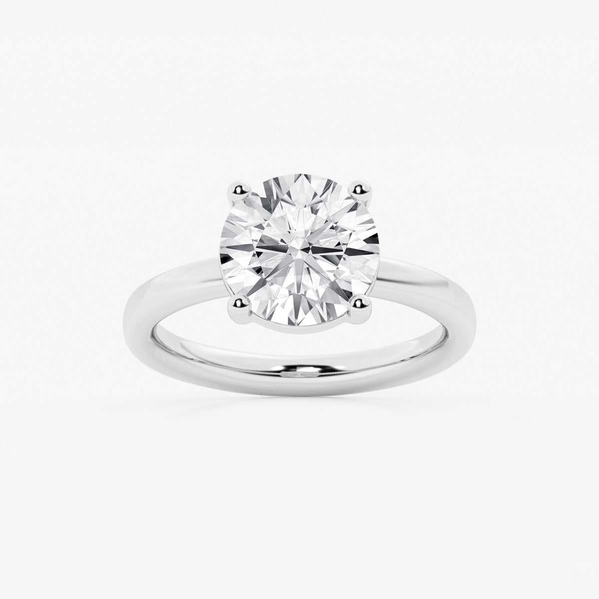 Nora - Low Setting Solitaire Engagement Ring