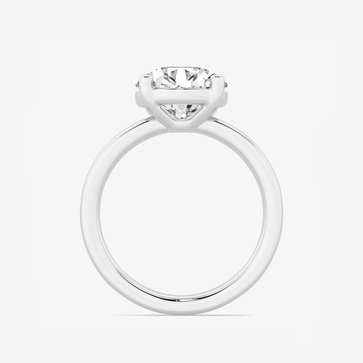 Nora - Low Setting Solitaire Engagement Ring