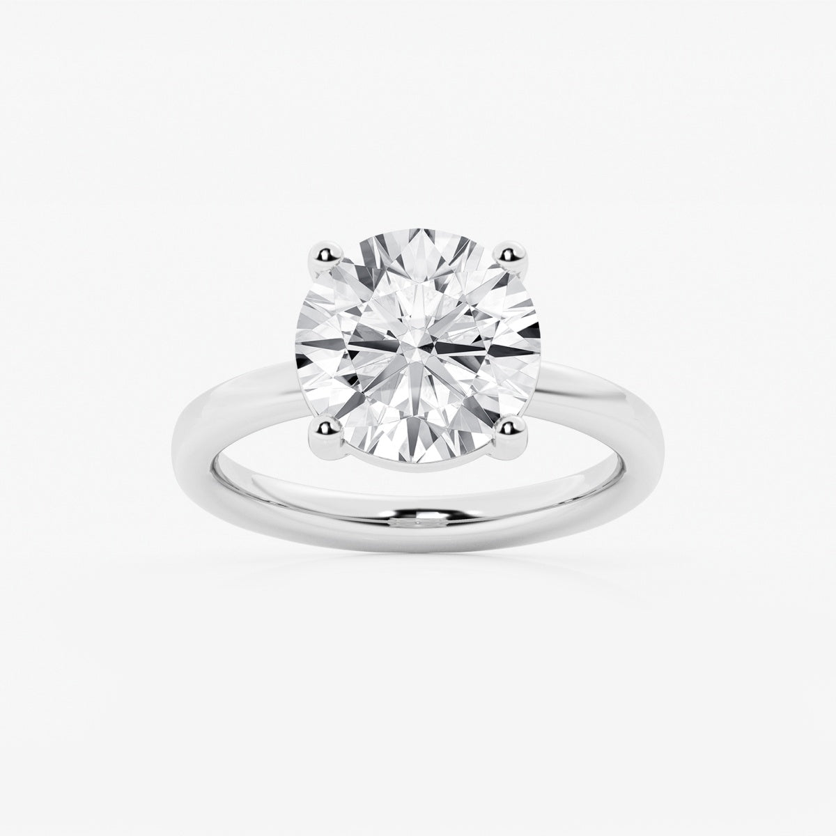 Nora - Low Setting Solitaire Engagement Ring