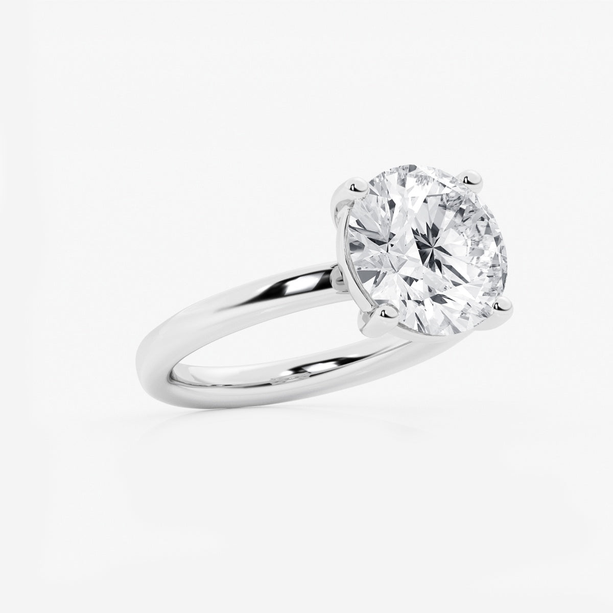 Nora - Low Setting Solitaire Engagement Ring