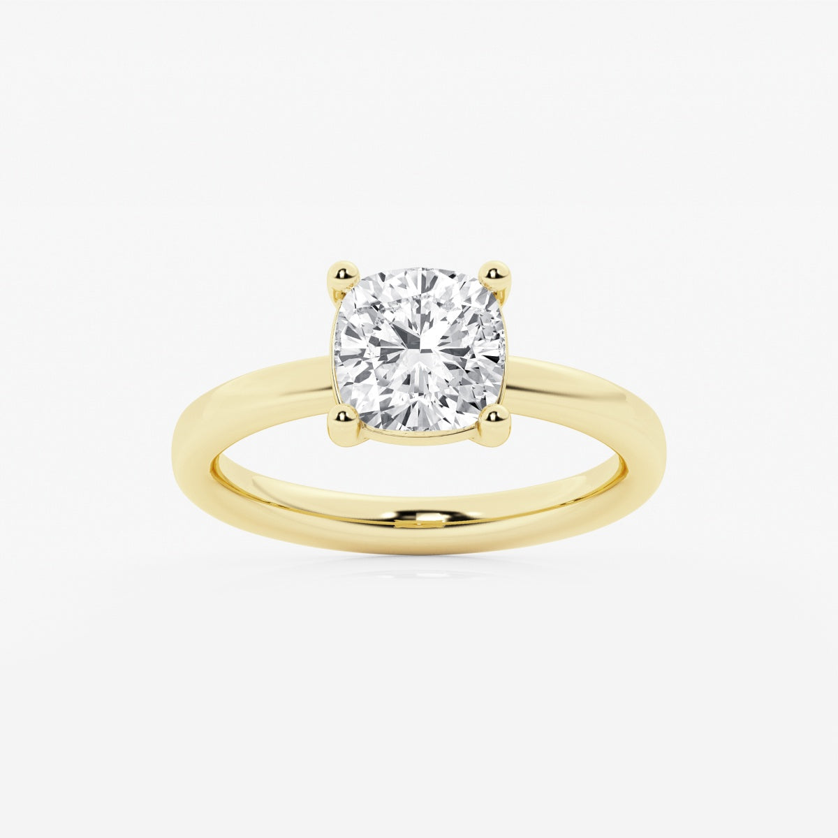 Nora - Low Setting Solitaire Engagement Ring