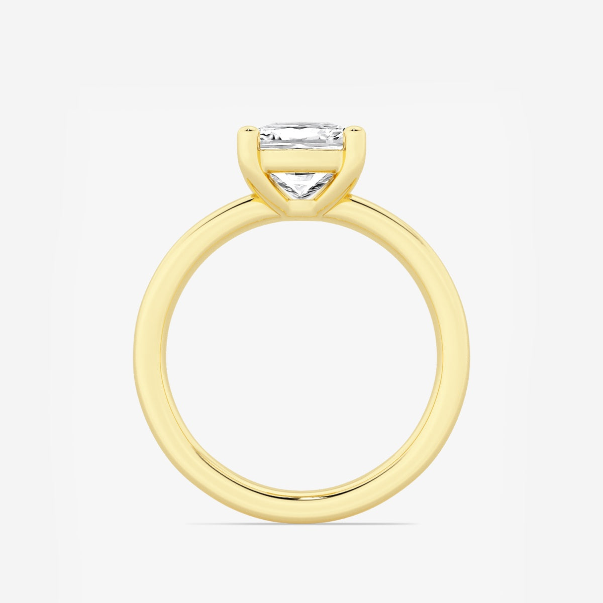 Nora - Low Setting Solitaire Engagement Ring