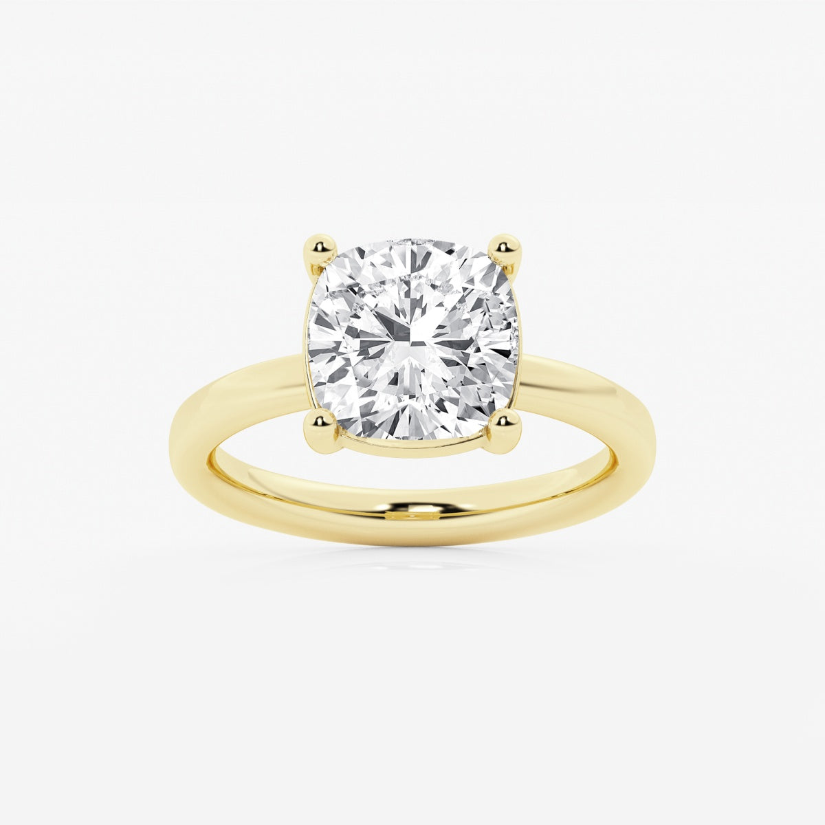 Nora - Low Setting Solitaire Engagement Ring