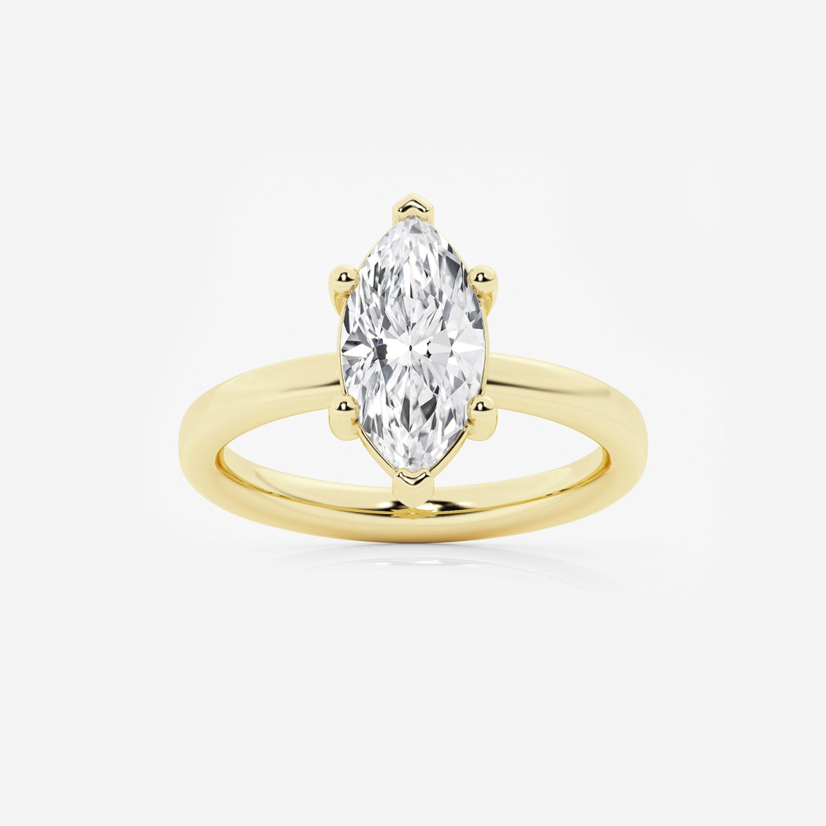 Nora - Low Setting Solitaire Engagement Ring