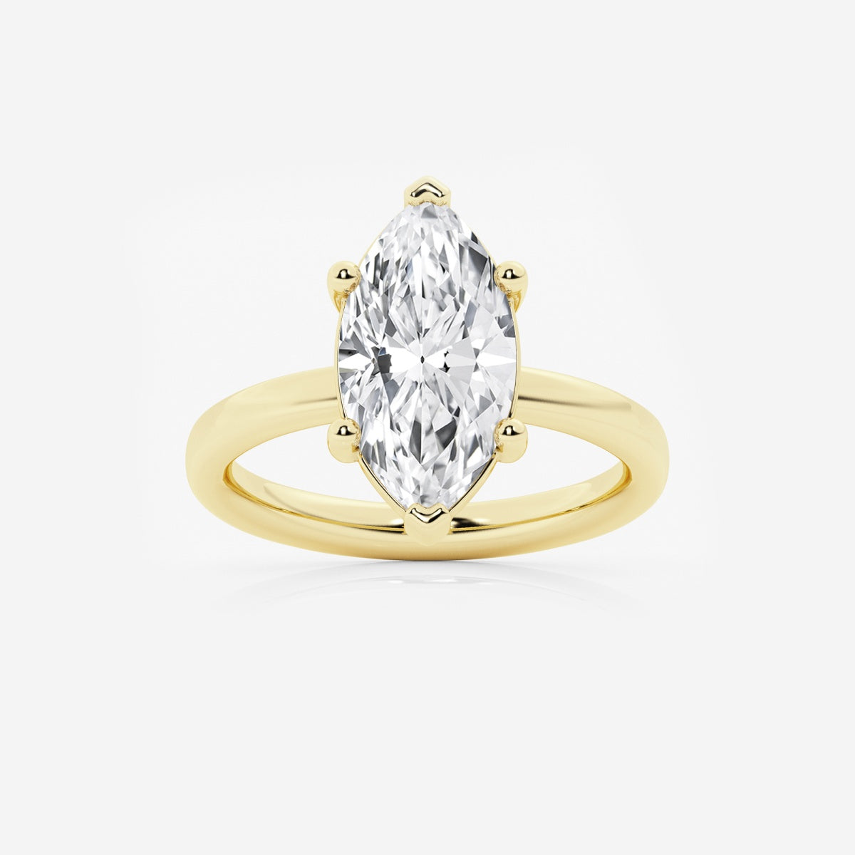 Nora - Low Setting Solitaire Engagement Ring