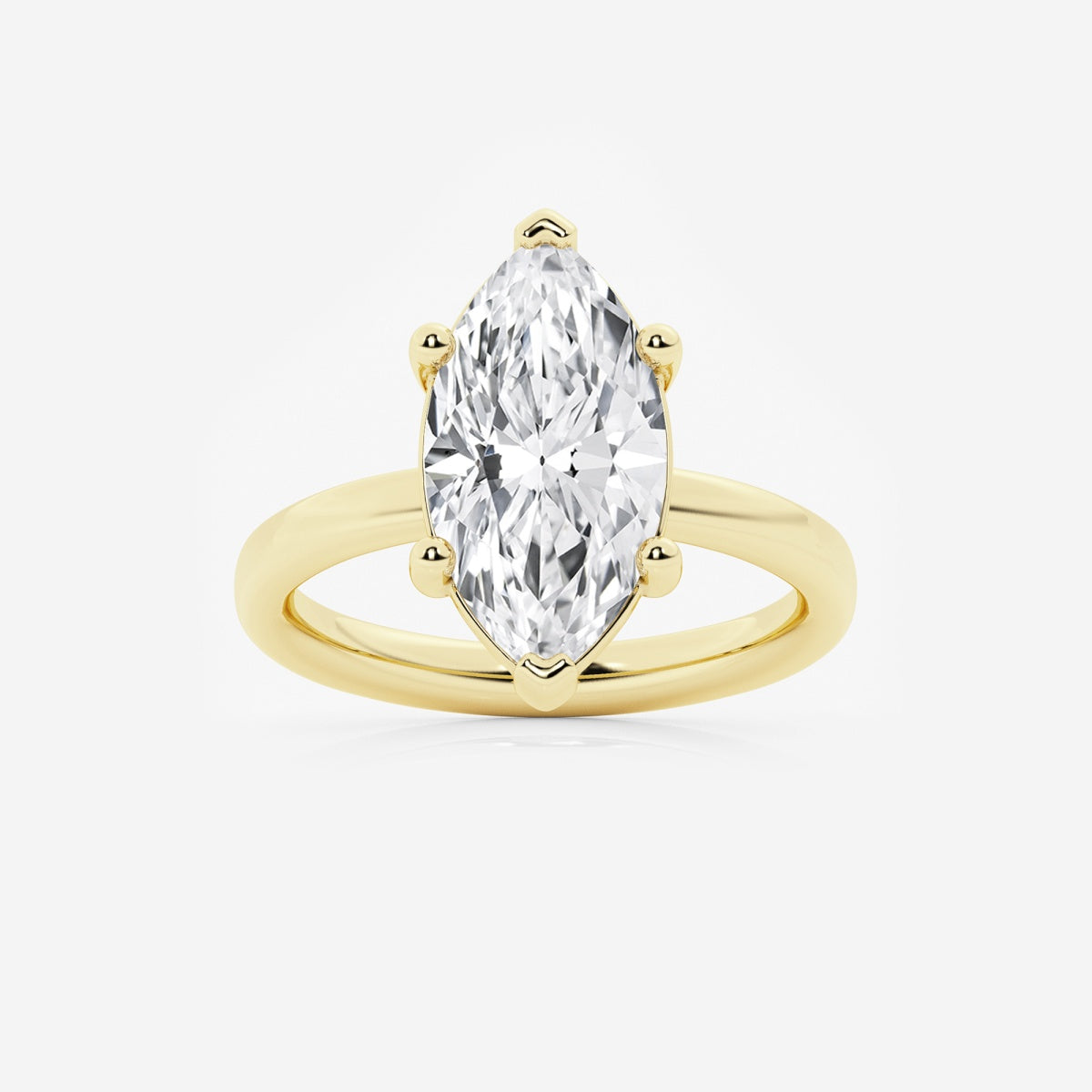 Nora - Low Setting Solitaire Engagement Ring