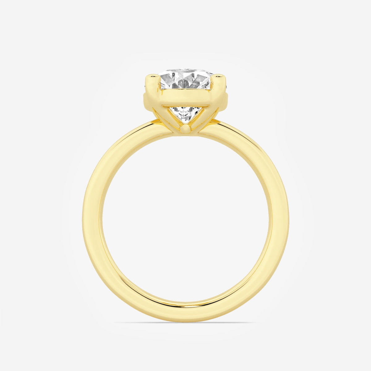 Nora - Low Setting Solitaire Engagement Ring