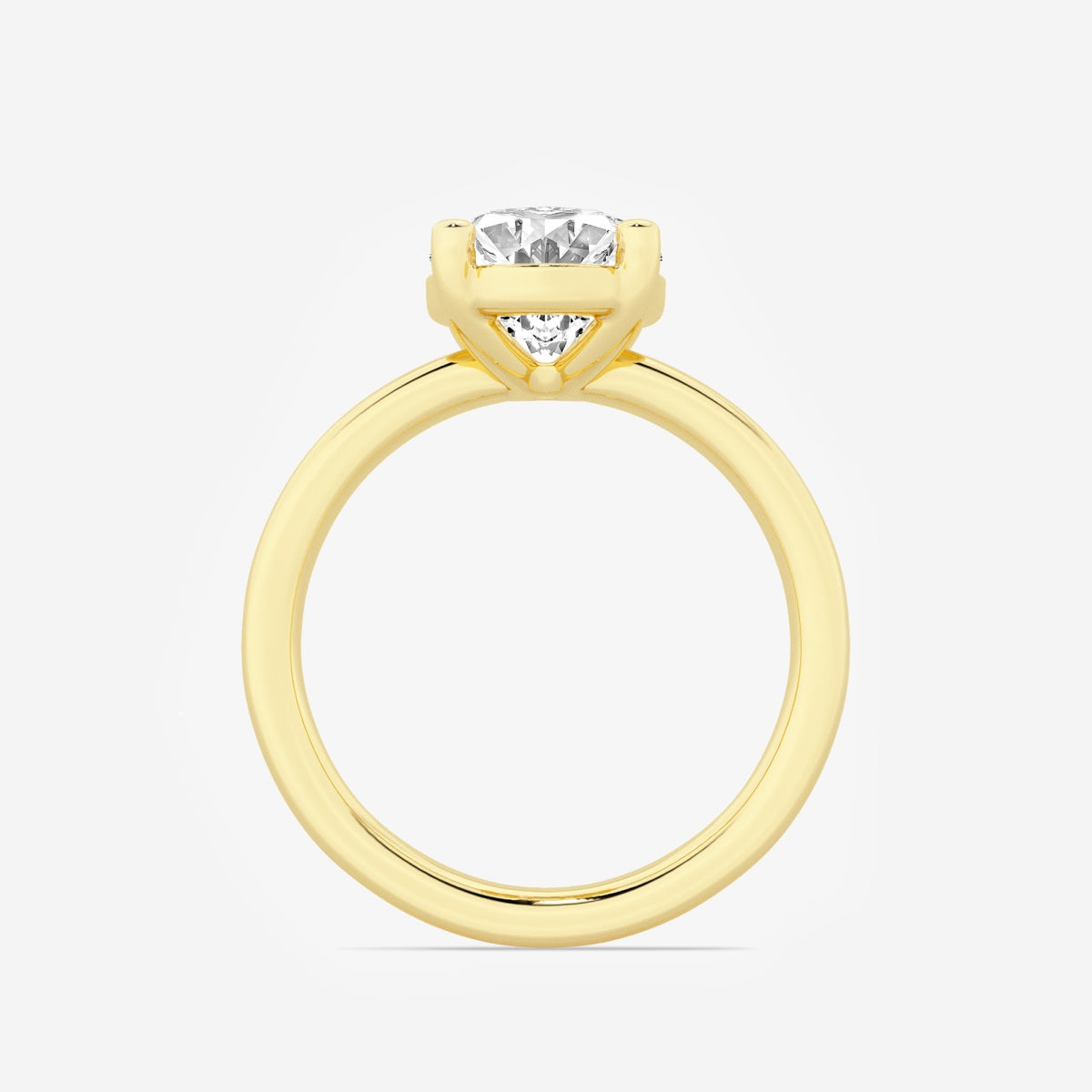 Nora - Low Setting Solitaire Engagement Ring