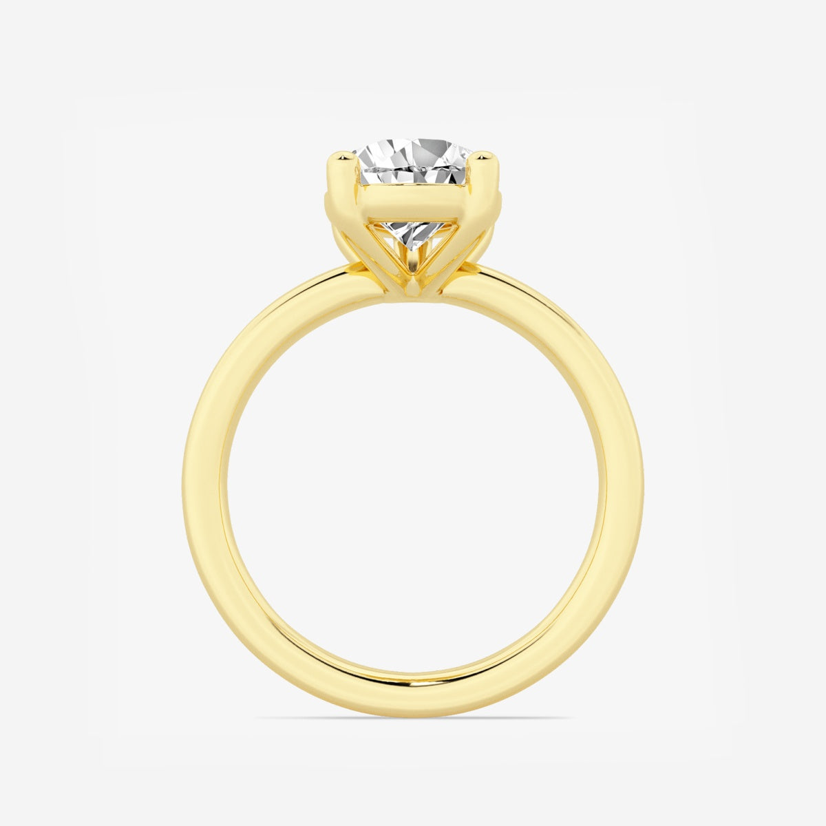 Nora - Low Setting Solitaire Engagement Ring