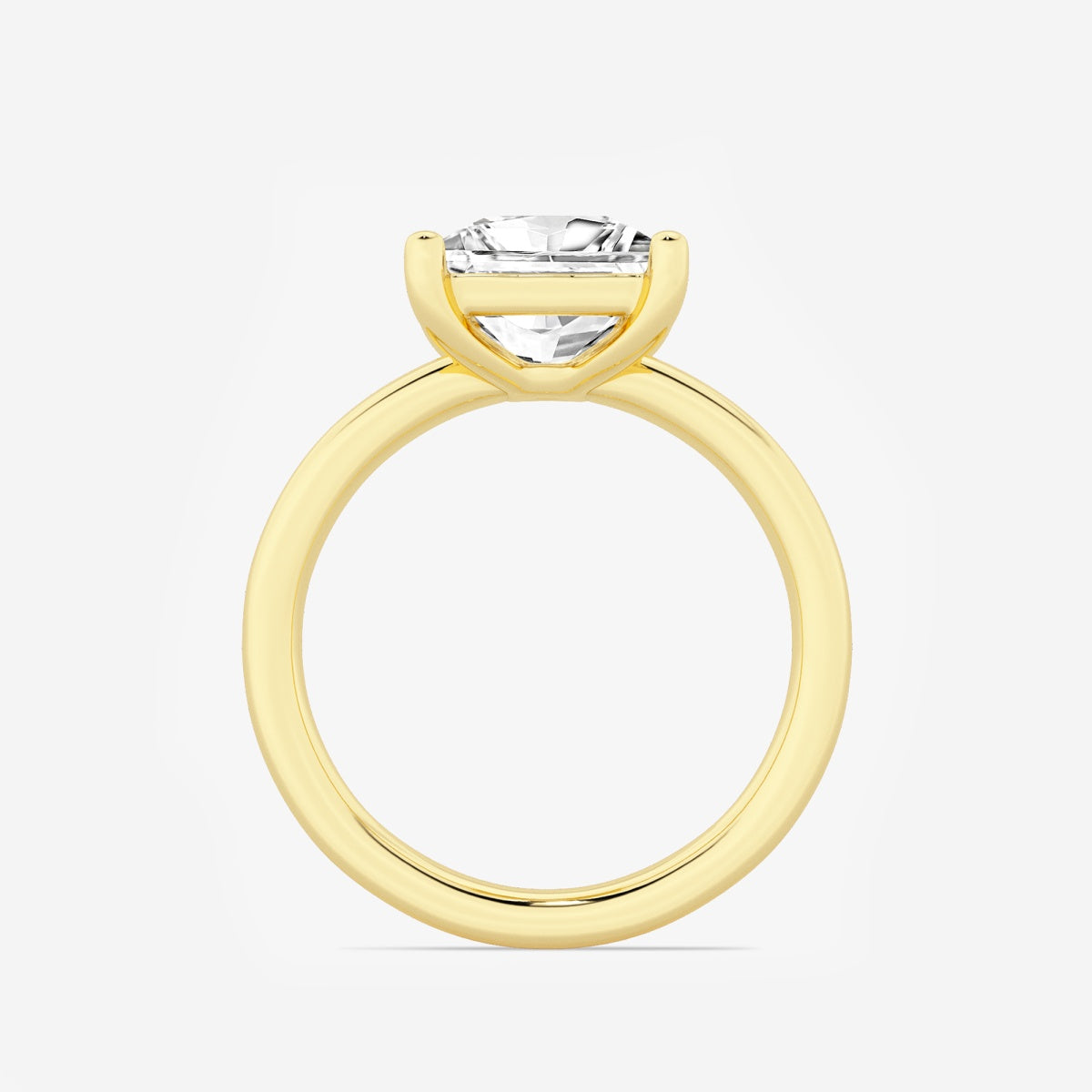 Nora - Low Setting Solitaire Engagement Ring