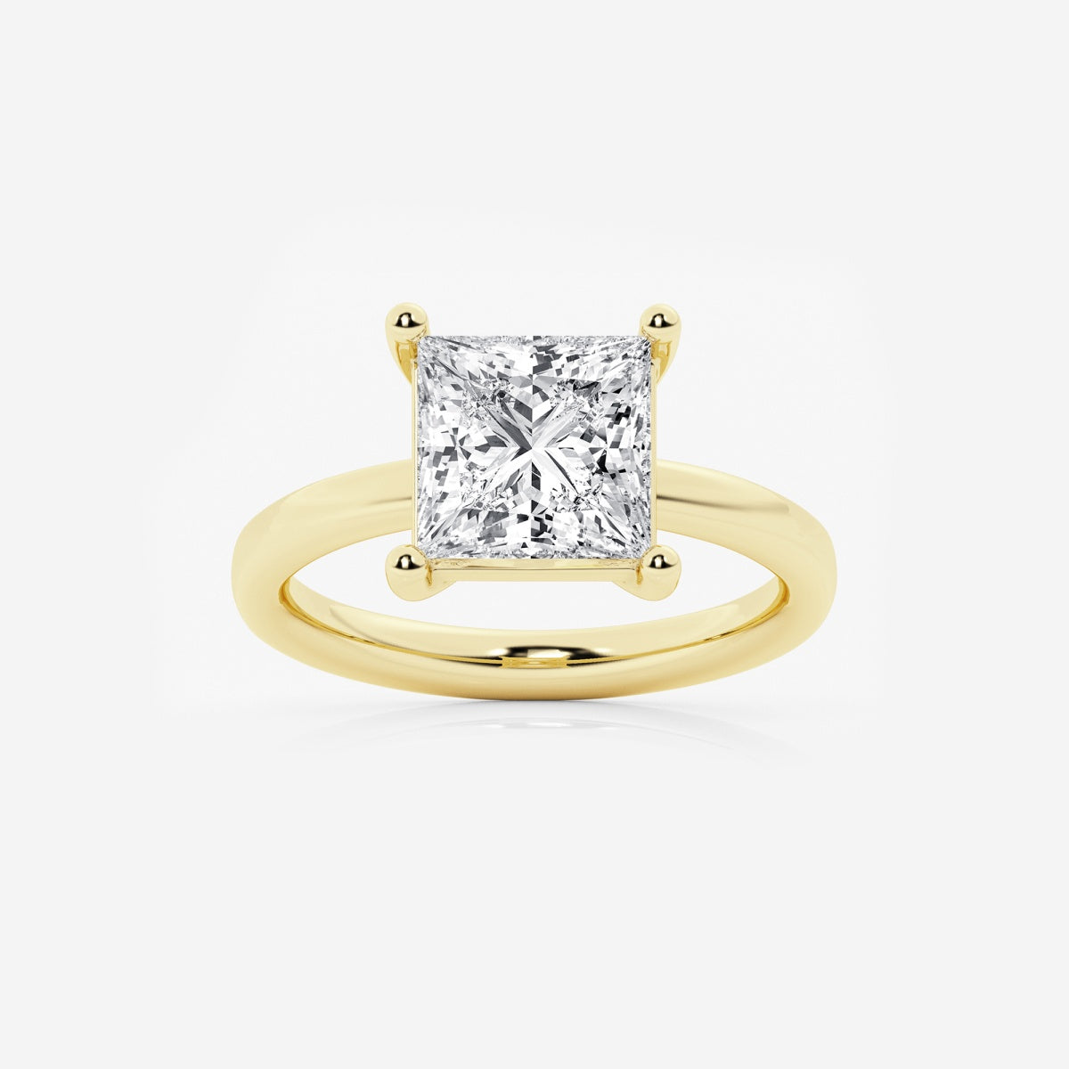 Nora - Low Setting Solitaire Engagement Ring