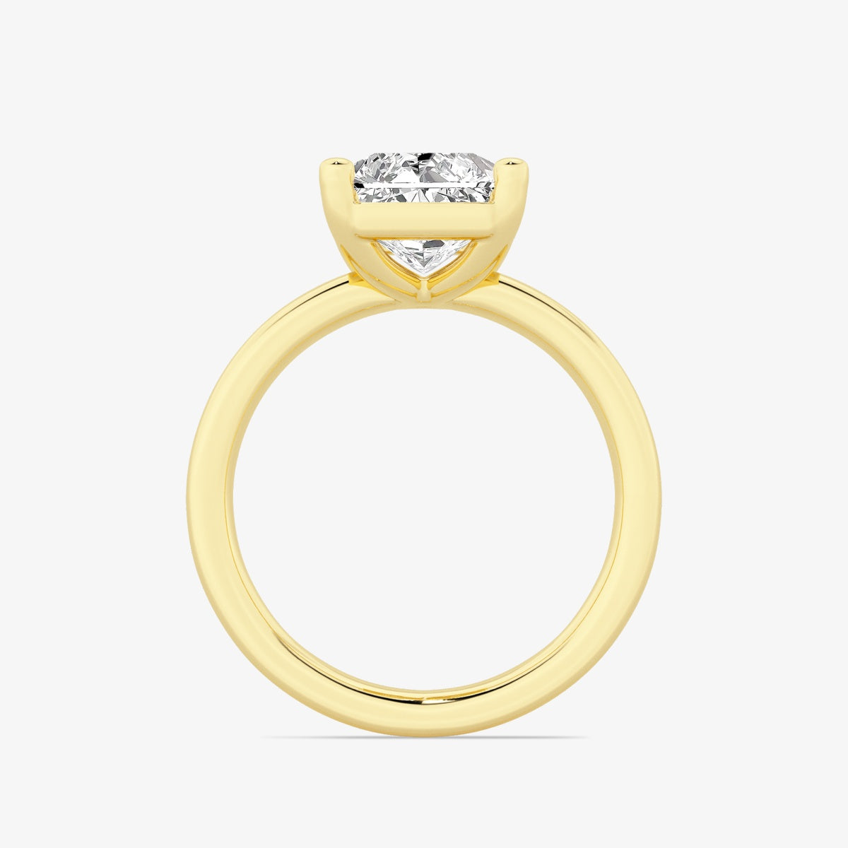 Nora - Low Setting Solitaire Engagement Ring