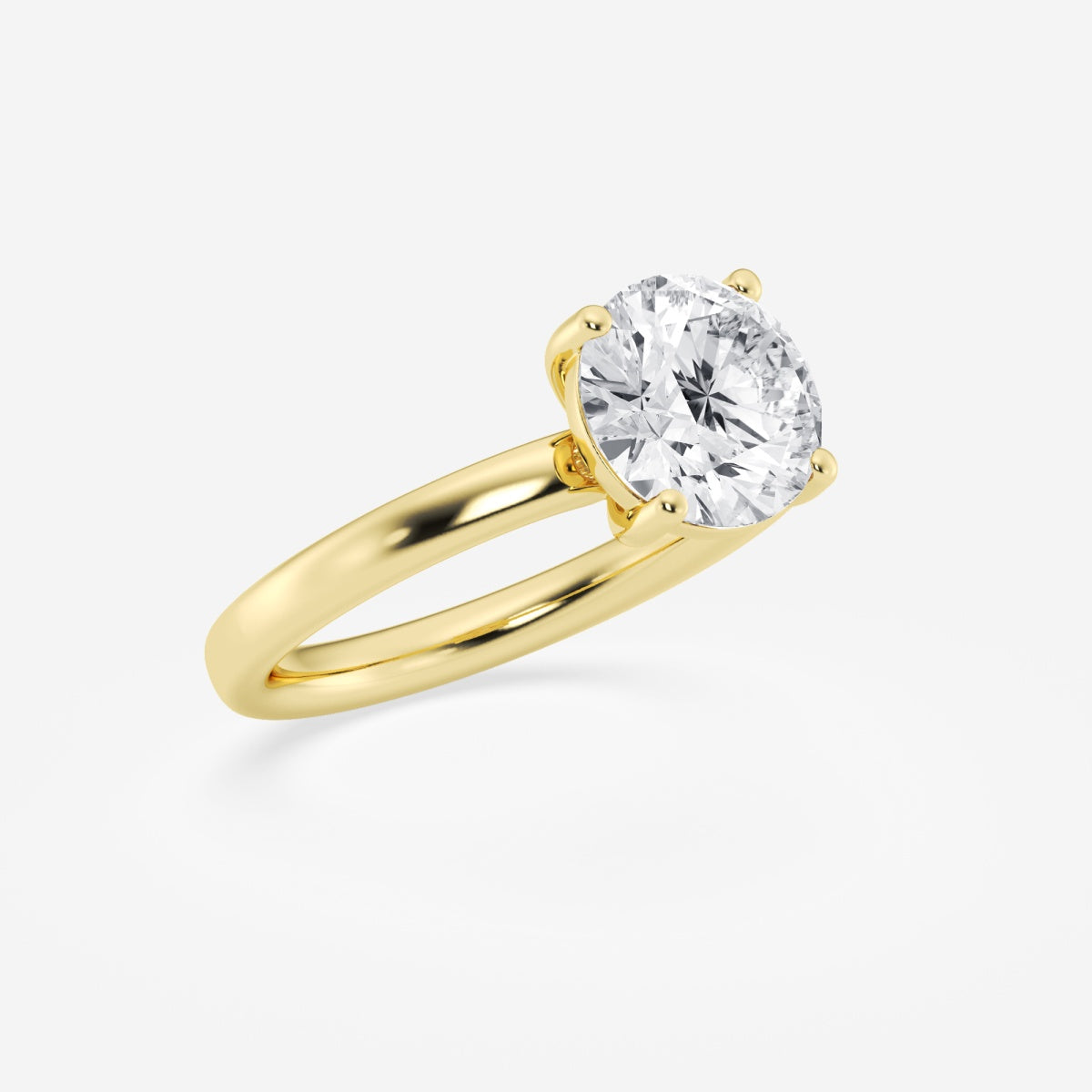 Nora - Low Setting Solitaire Engagement Ring