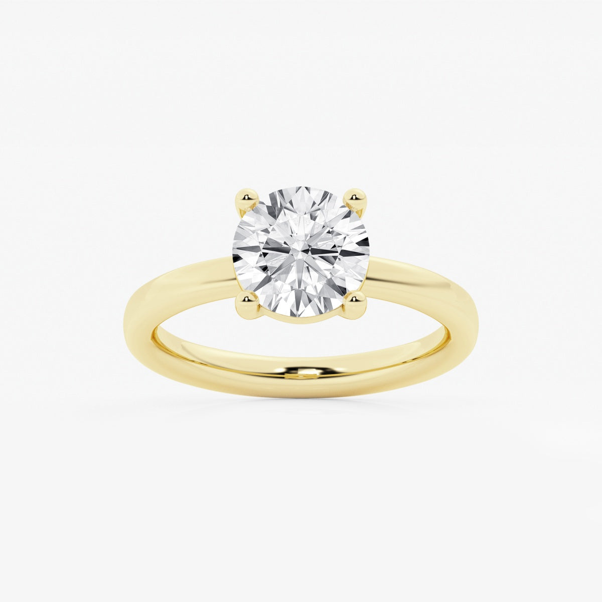 Nora - Low Setting Solitaire Engagement Ring