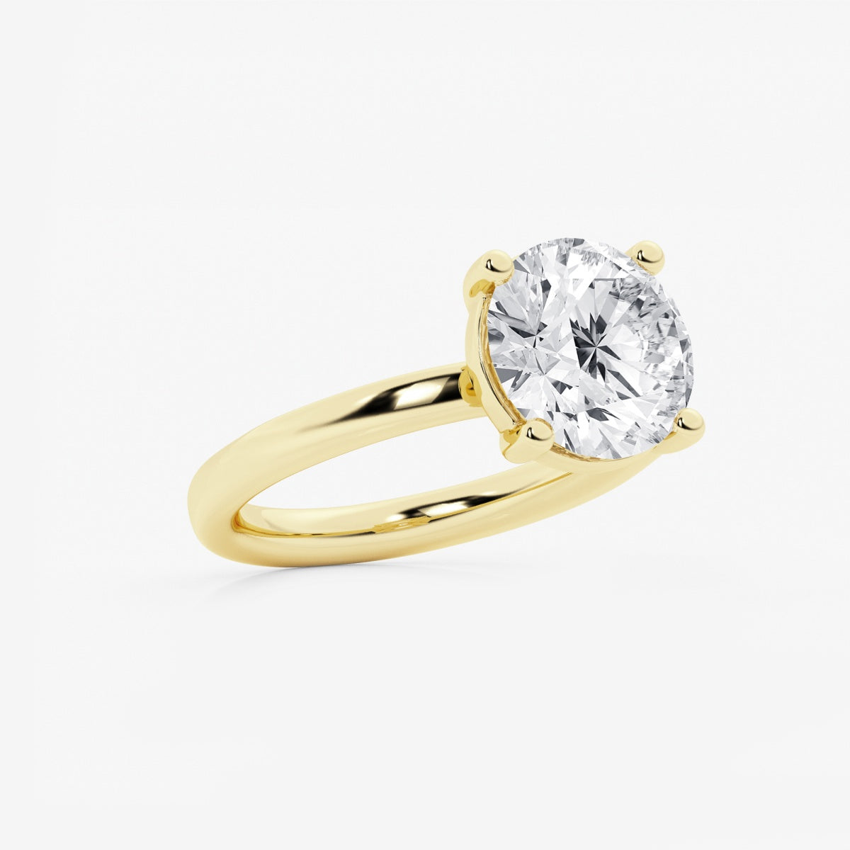 Nora - Low Setting Solitaire Engagement Ring